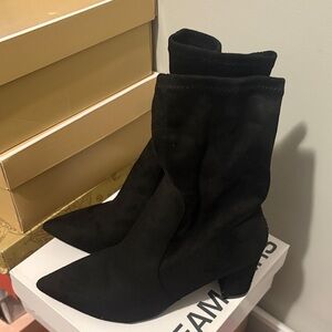 Charlotte Russe Black Heeled Boots